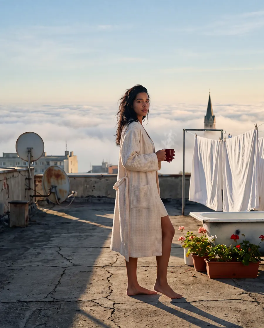 Rooftop, first light